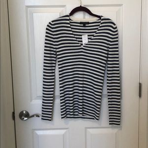 Long Sleeve Striped Banana Republic Top